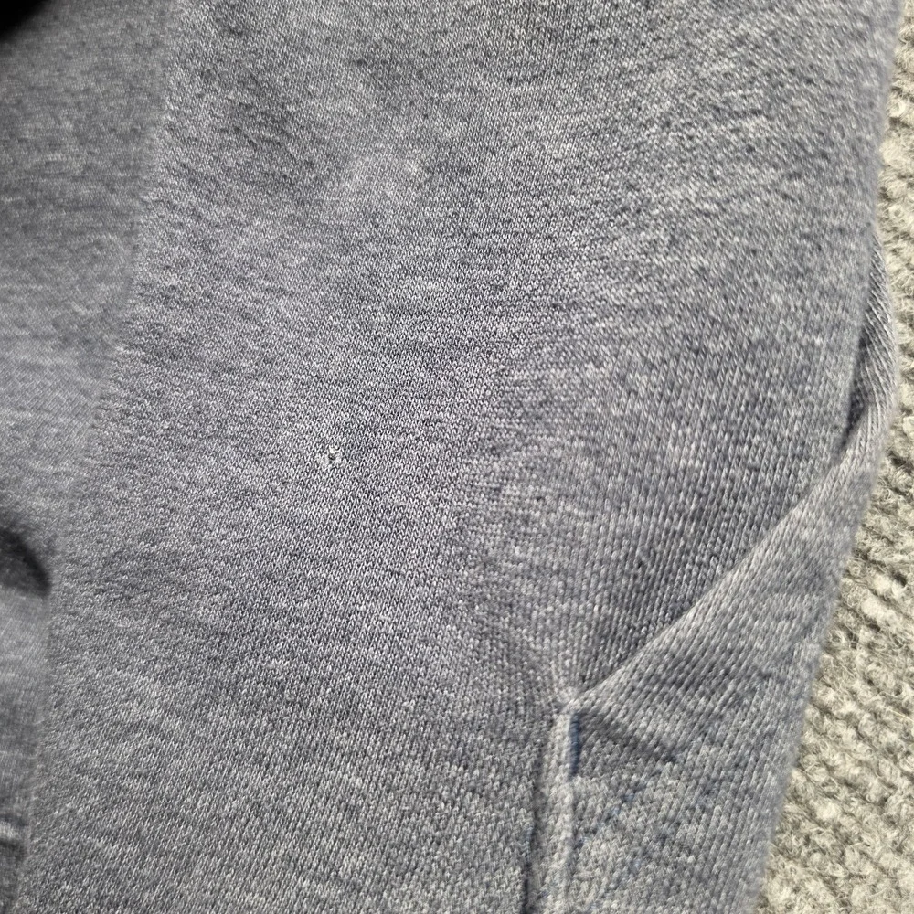 The North Face Mens Small S Pullover Hoodie Sweatshirt Blue Gray Half Dome Logo